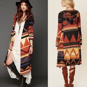 Free People Pueblo Yarn Lima Long Cardigan S